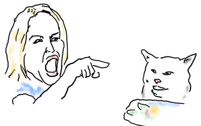 חתול אישה חתול אישה